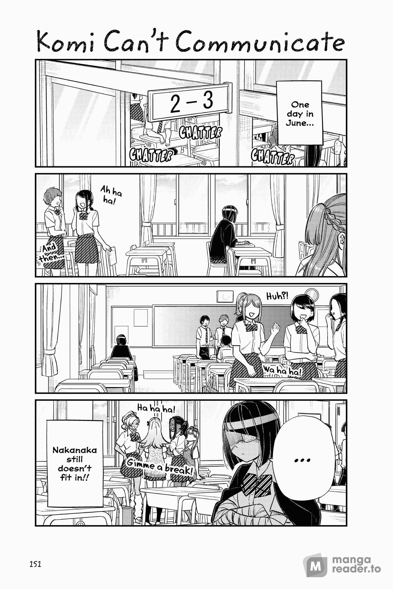 Komi Can’t Communicate, Chapter 154 image 01